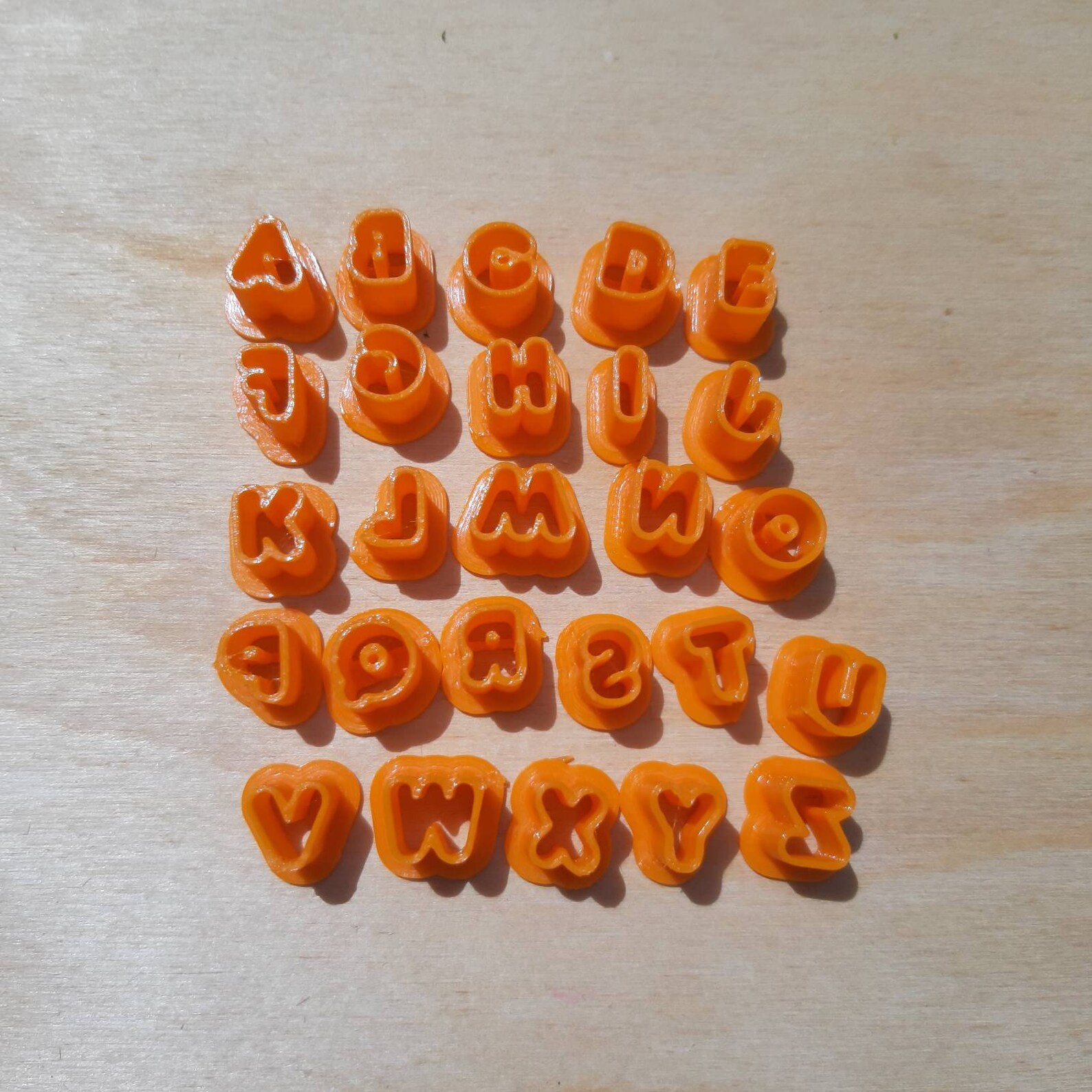 Alphabet cutters clay ABC cutters for fondant Mini tiny Etsy