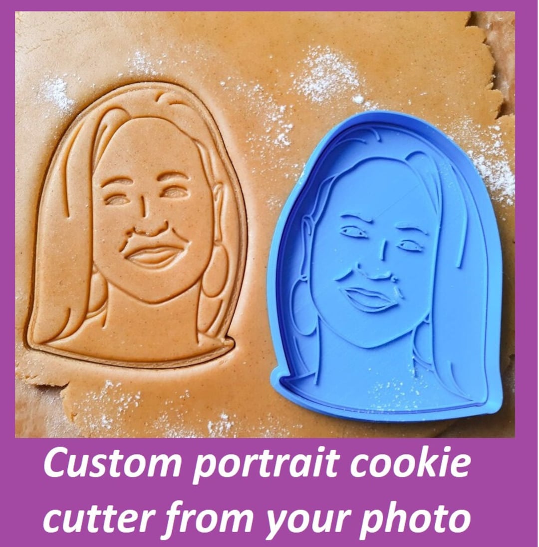 Custom Cookie Cutter, Custom Portrait Cookie Cutter, Personalized