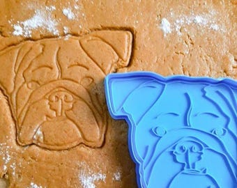 Dog Birthday Cookie Cutter from Photo, Personalized Pet Face Stamp for Dog Party Cookies
