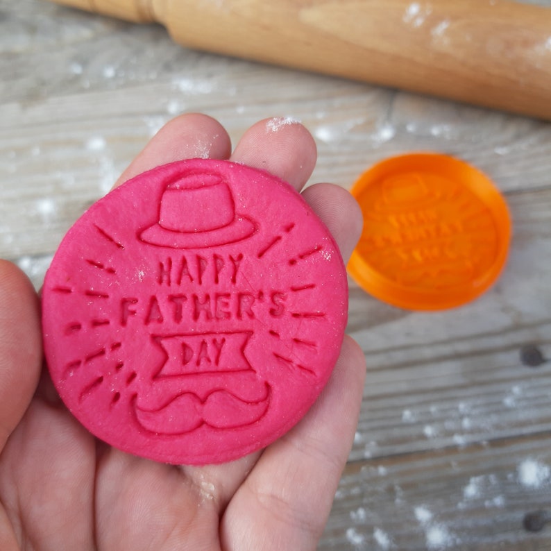 Father's day cookie cutter Happy father's day Hand Etsy