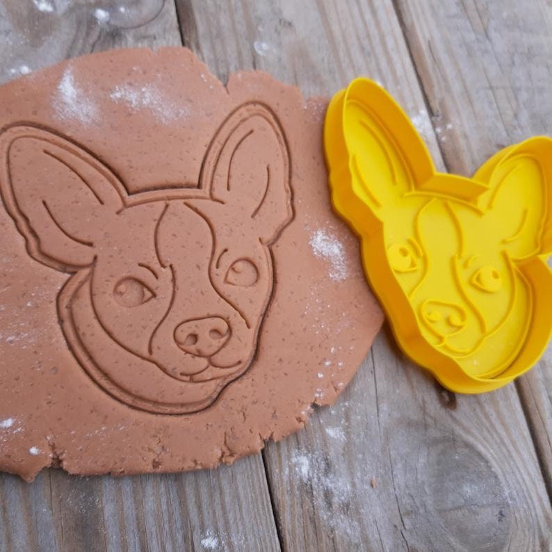 Custom Pet Cookie Cutter - Personalized Dog Face Stamp | Unique Pet Portraits from Photo