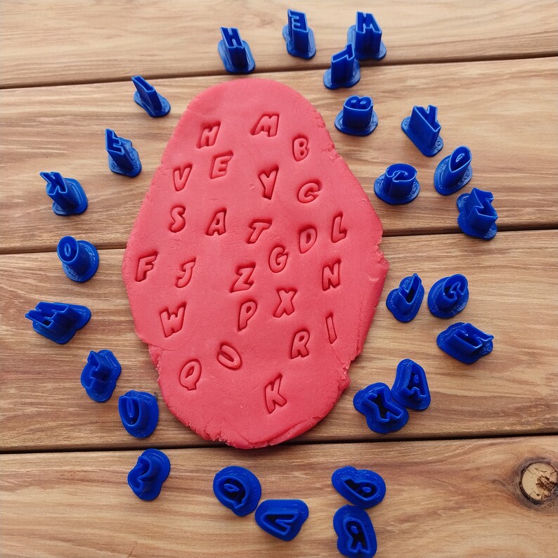 Cartoon English Alphabet Letters Cutters Alphabet Cutter Etsy