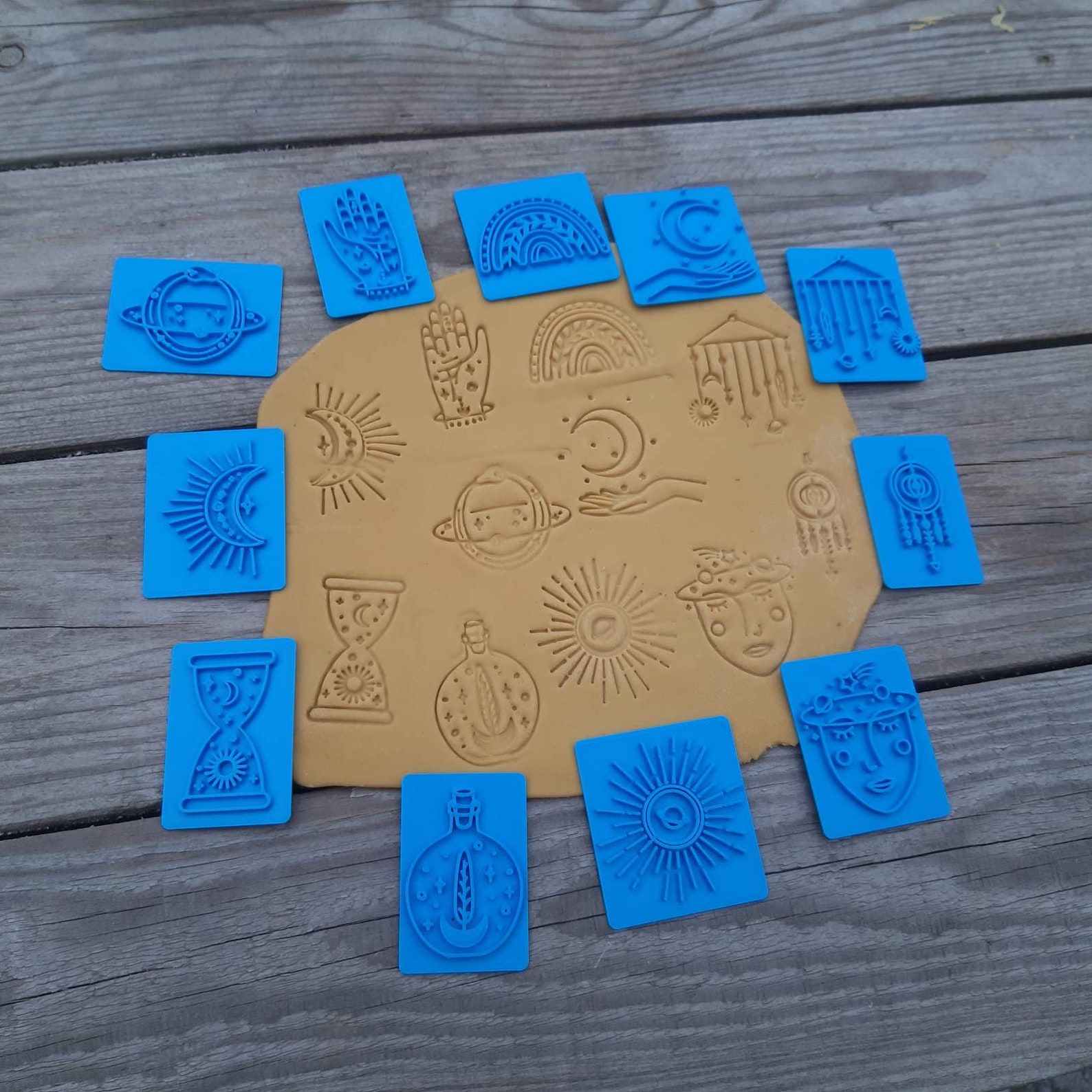 Clay Stamp Polymer Clay Stamps Polymer Clay Stamp Clay Etsy