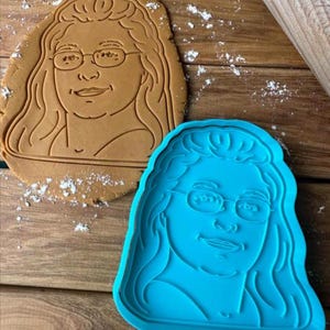 Personalized Face Cookie Cutter from Photo • Custom Portrait Cookie Cutter • Perfect Gift for Christmas, Birthdays, Weddings, Holidays