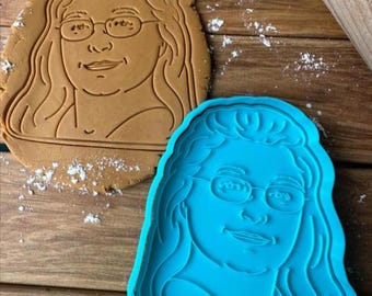 Custom Face Cookie Cutter from Photo, Funny Personalized Gift, Your Face on Cookies, Unique Birthday Gift Idea, Custom Portrait Cookie Stamp