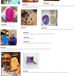 Face cookie cutter, custom cookie cutter portrait, photo cookie cutter, custom cookie stamp, face on a cookie, face cookies, custom cookies image 3