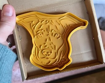 Dog Memorial Gift Cookie Cutter from Photo, Pet Remembrance Stamp, Personalized Dog Loss Keepsake Present