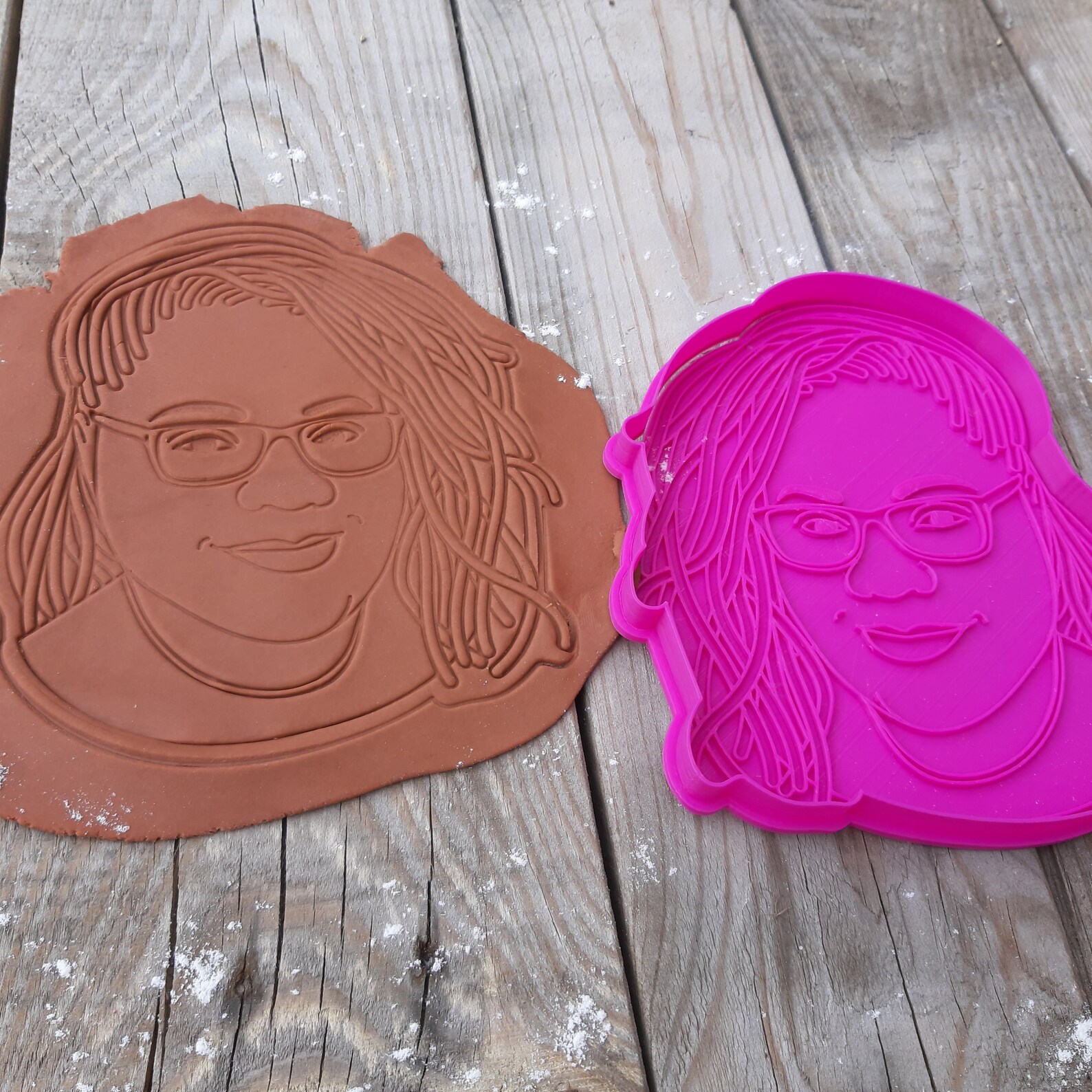 Custom cookie cutter personalized cookie cutter custom face Etsy