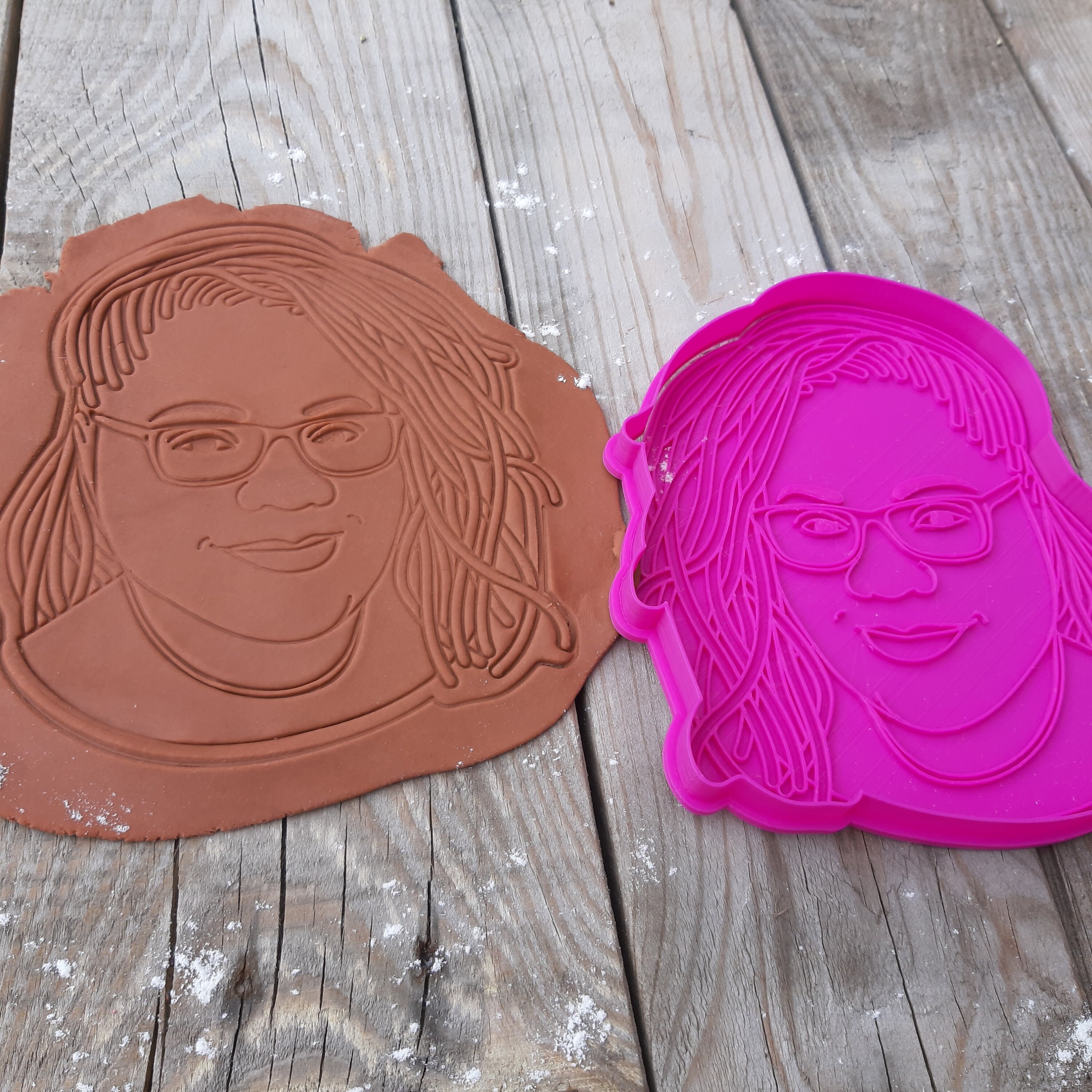 Custom cookie cutter personalized cookie cutter custom face Etsy