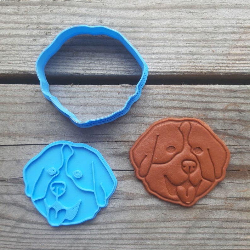 Berner Cookie Cutter Berner Mom Gift Berner Dog Face Cookie Etsy