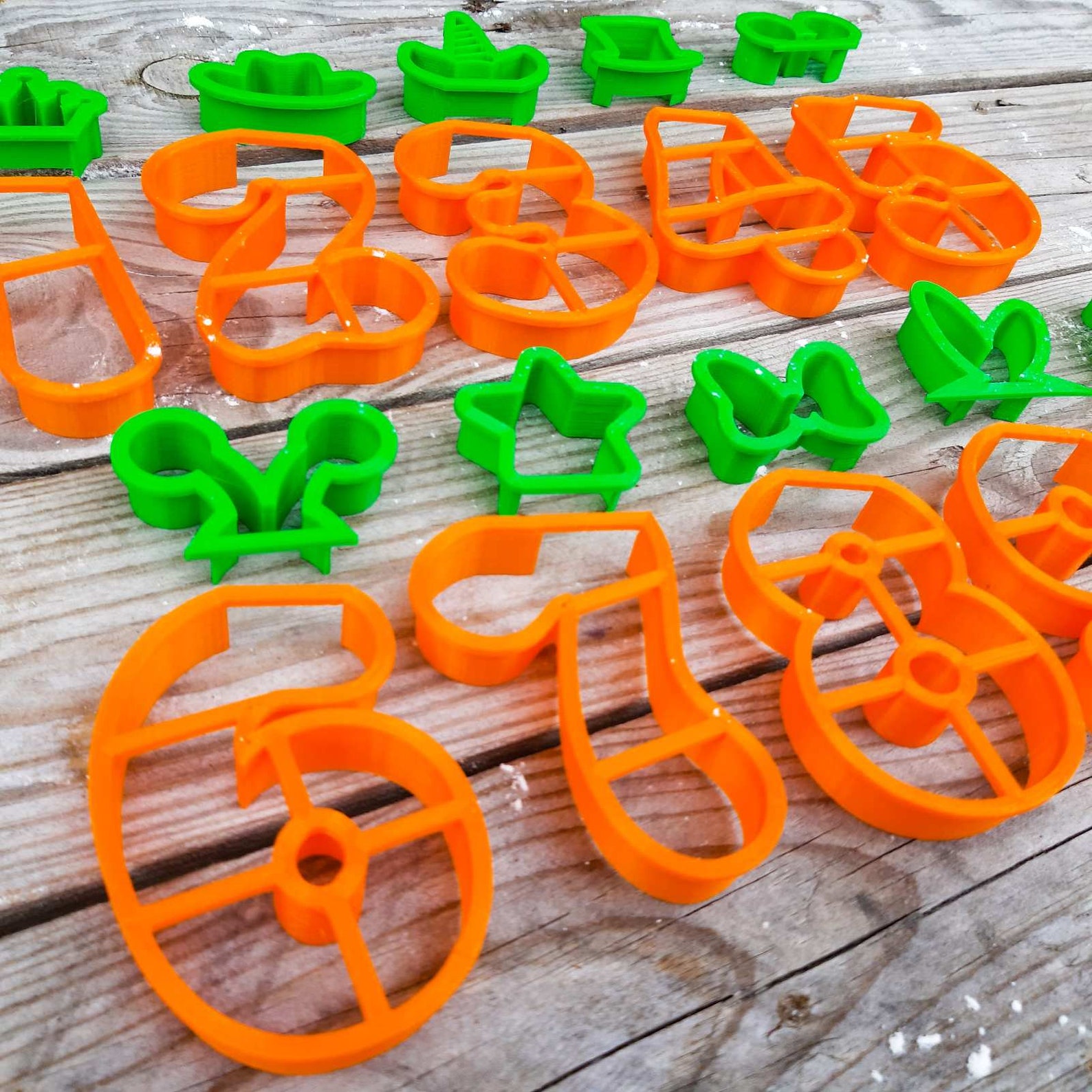 Number Cookie Cutters Full Set 09 Number Cookie Cutter Set Etsy