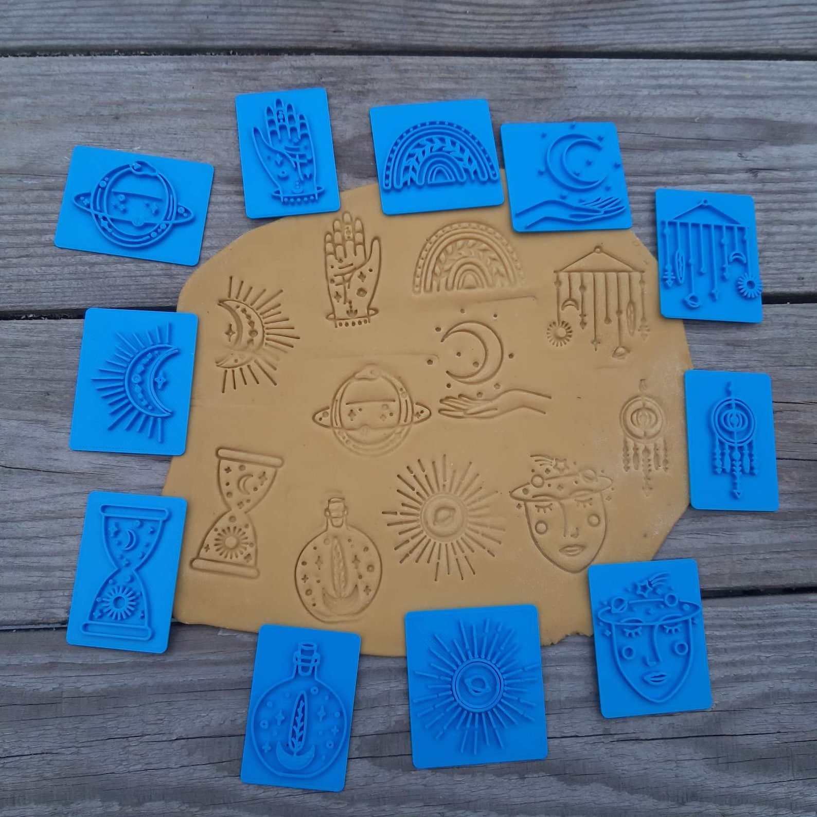 Clay Stamp Polymer Clay Stamps Polymer Clay Stamp Clay Etsy