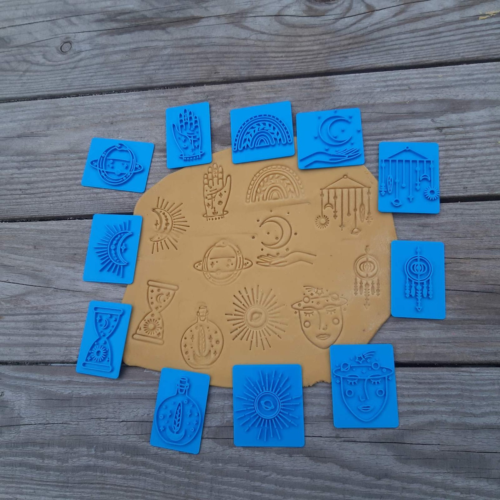 Clay Stamp Polymer Clay Stamps Polymer Clay Stamp Clay Etsy