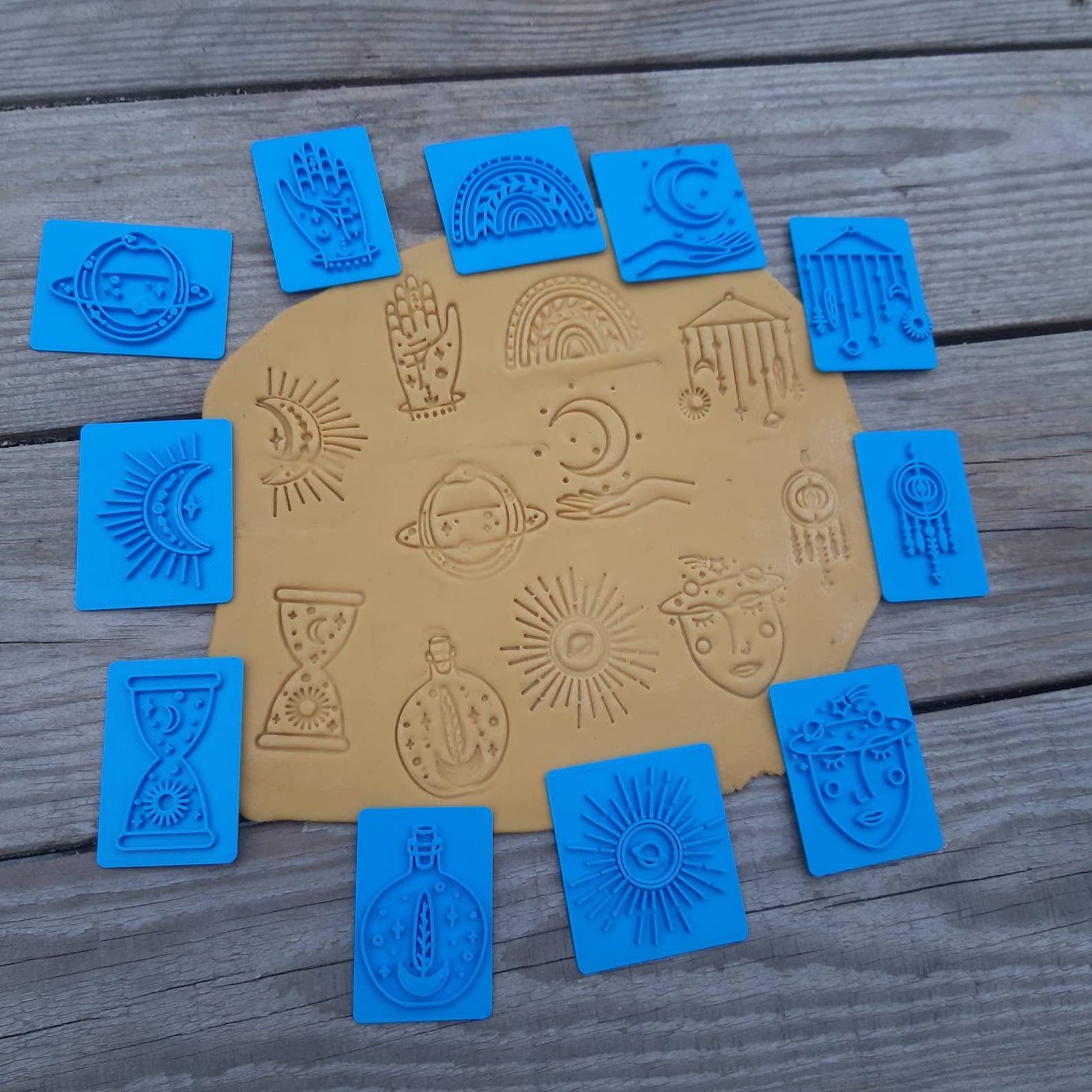 Clay Stamp Polymer Clay Stamps Polymer Clay Stamp Clay Etsy