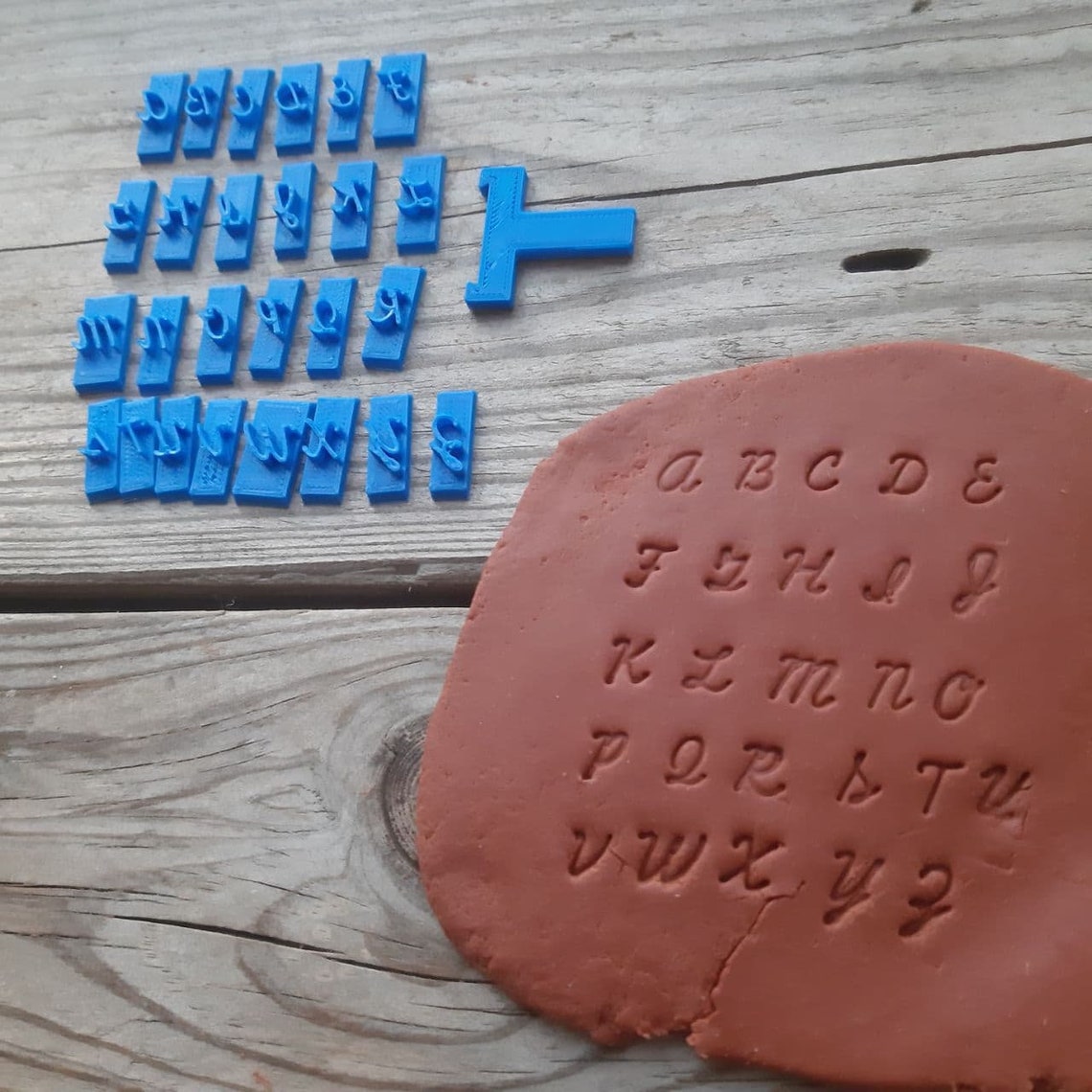 3D Printing Miniature English Alphabet Stamps Letters | Etsy