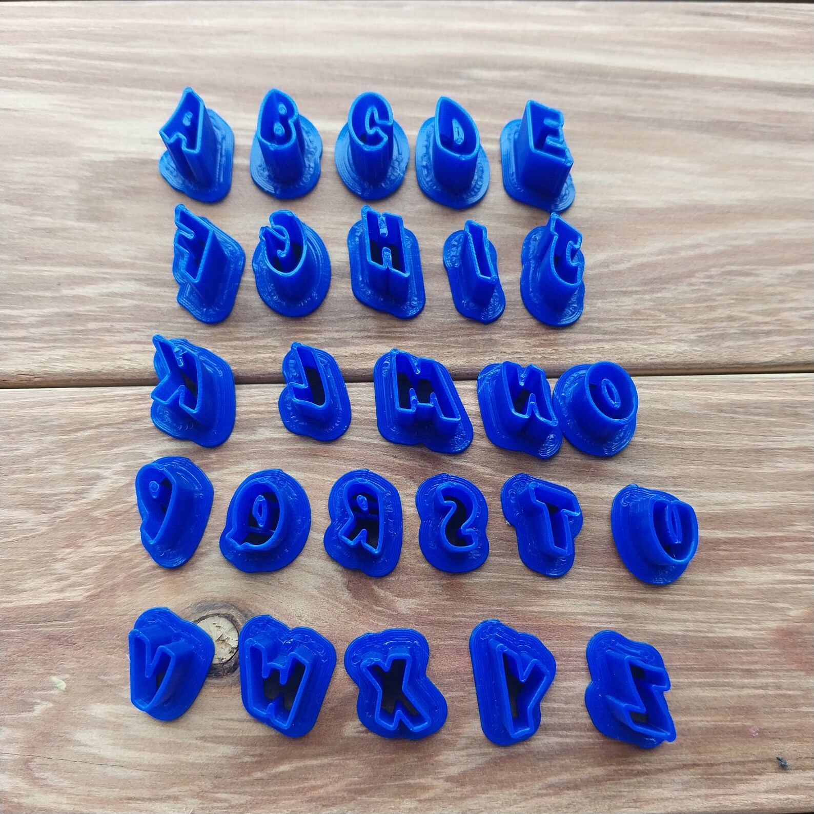 Cartoon English Alphabet Letters Cutters Alphabet Cutter Etsy