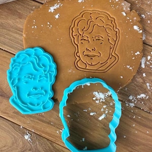custom cookie cutter, personalized cookie cutter, custom portrait cookie cutter, custom face cookie cutter portrait cookie cutter and  stamp
