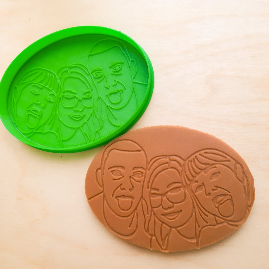 Cookie Cutter Made From Photo Family Photo Cookie Cutter Etsy