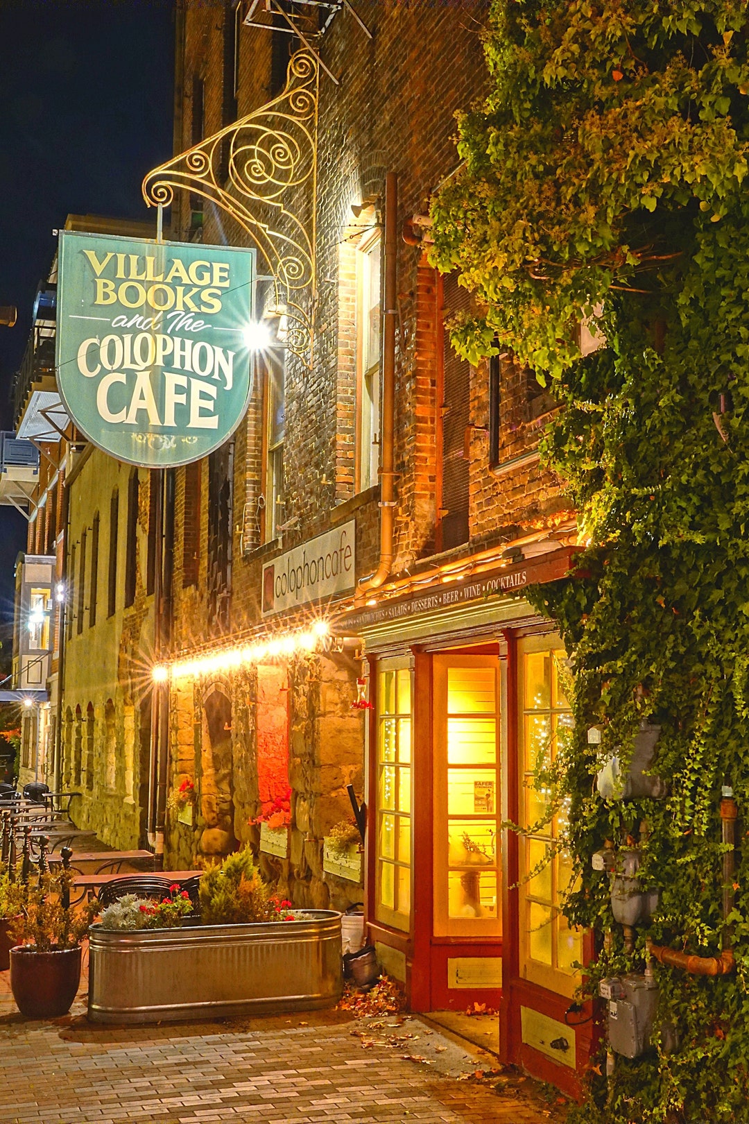 Night Lights of Fairhaven & Bellingham Etsy