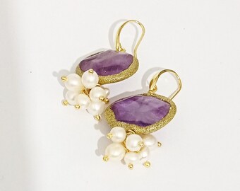 Purpleheart Ritagli piccolo artigianato gioielli intarsio impiallacciatura di spessore 4-5mm Bundle 1 