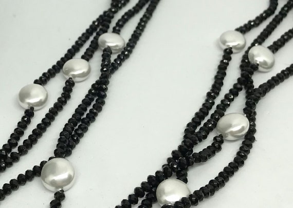 Collana Di Perle Finte Bianche 8mm - Lunghezza 150 Cm (1.5m), Per