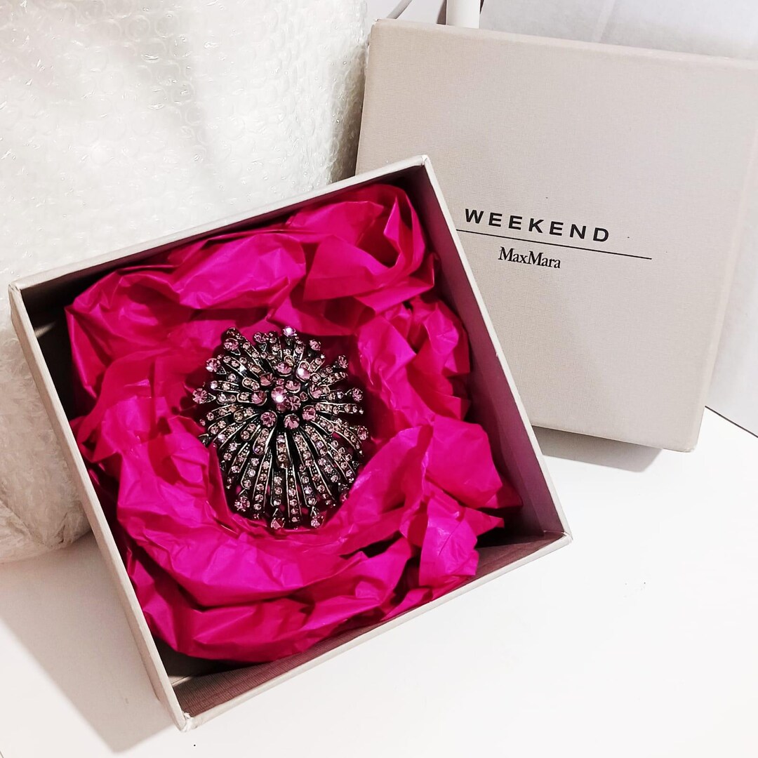 WEEKEND MaxMara ヴィンテージ 花デザイン ブローチ il_1080xN.7312745308_errc.jpg