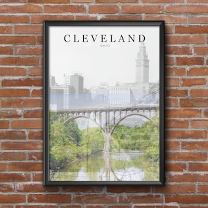 cleveland vintage poster