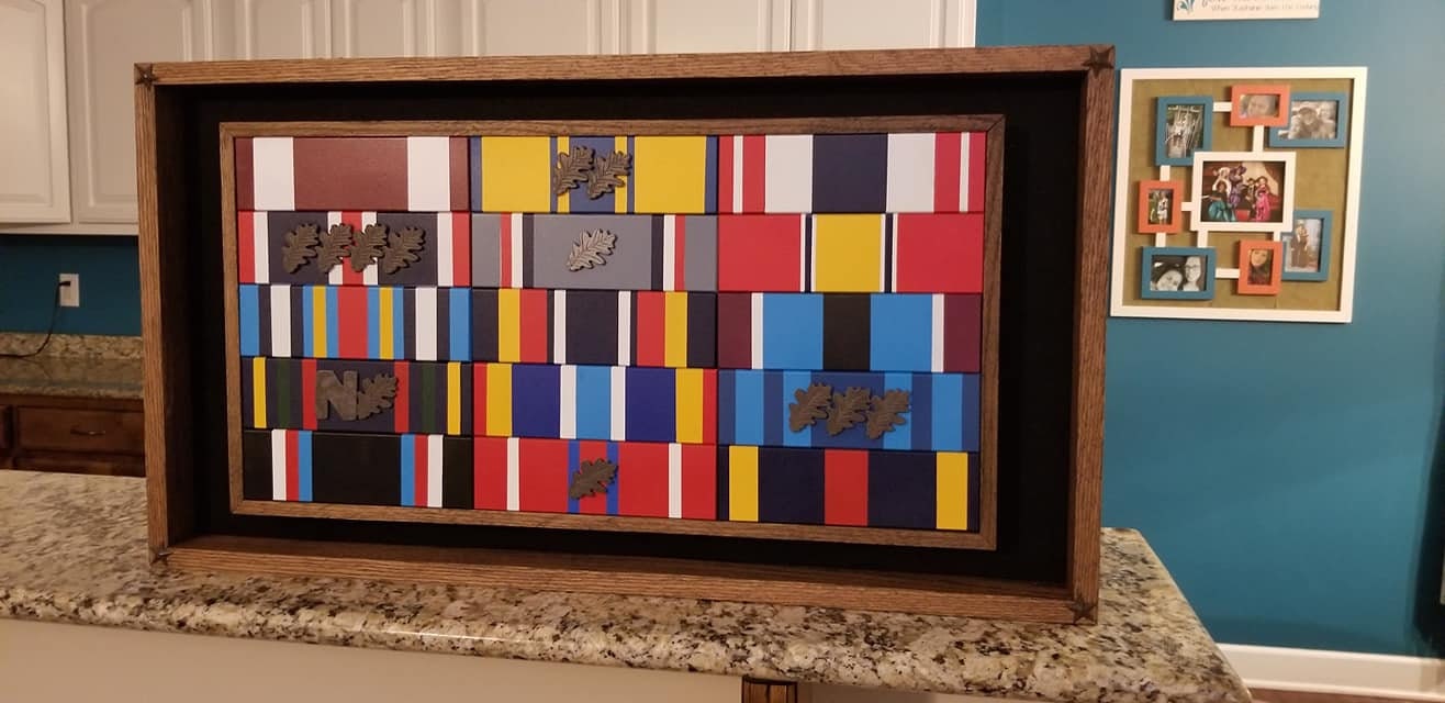 Wooden Military Ribbon Rack Etsy UK