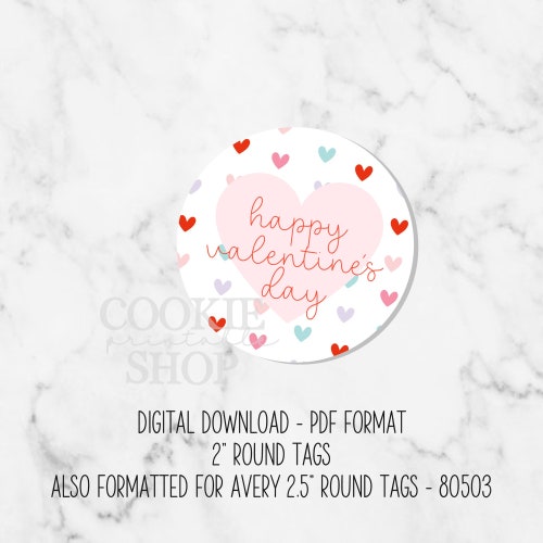 Happy Valentine's Day Printable Card Dreamy - Etsy
