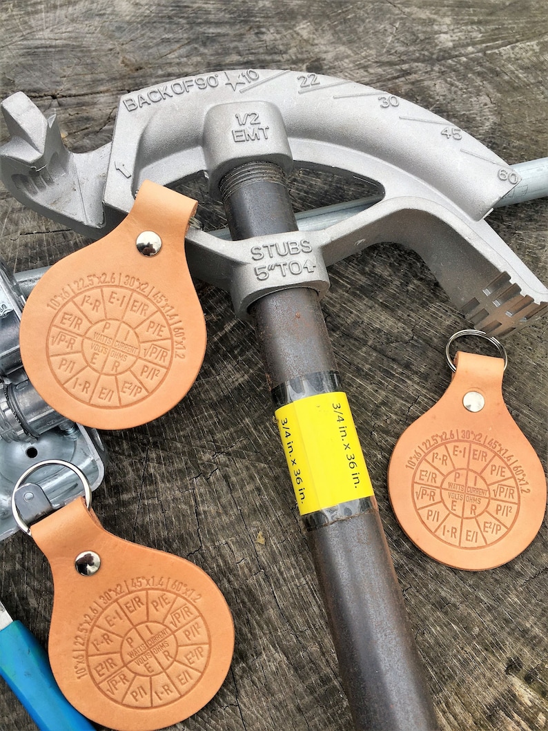 Ohms Law & Conduit Offset Multiplier Chart Electrician Gift Etsy