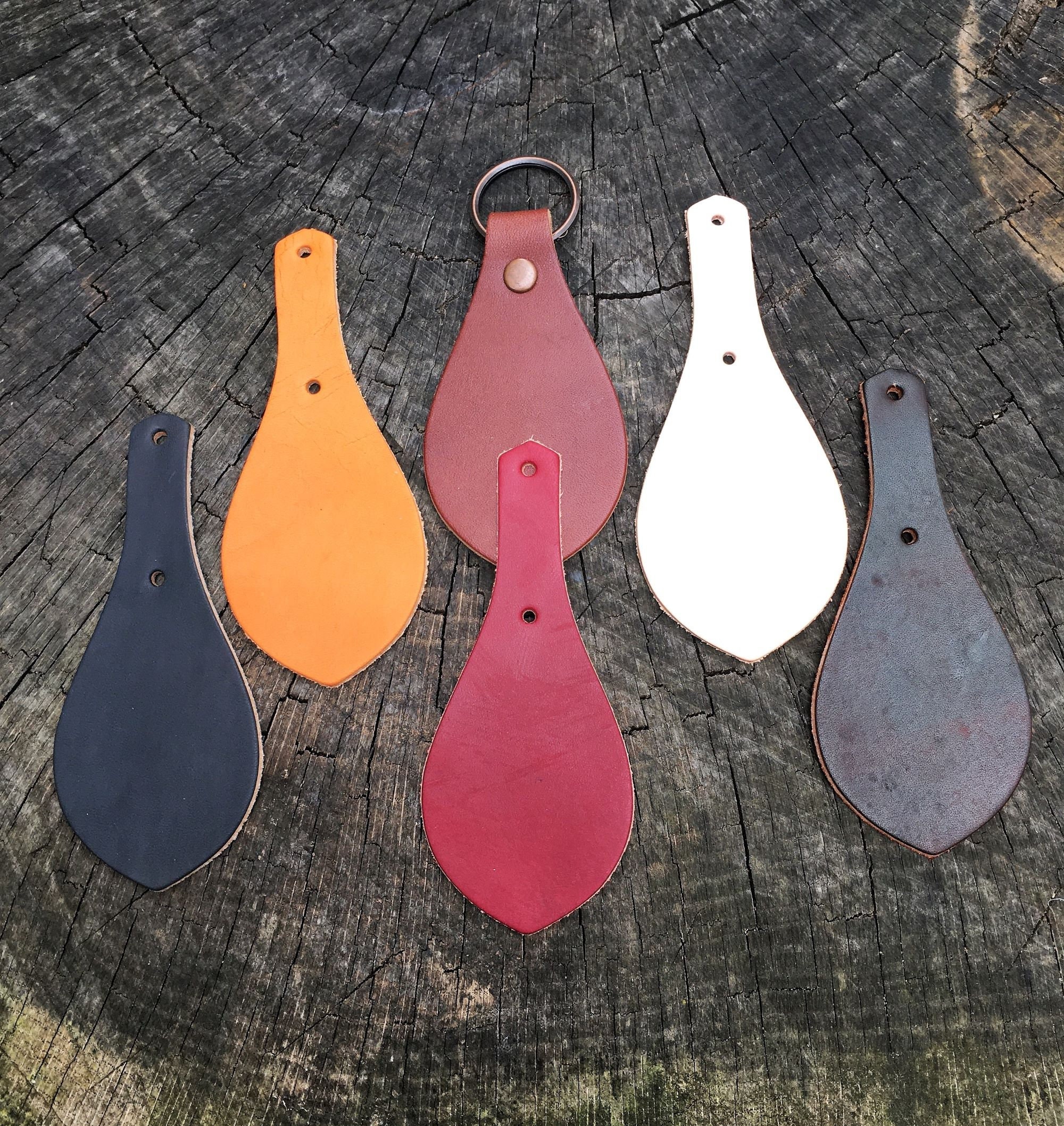 UPDATED 8/2023 Leather Key Chain Kit Teardrop Set of Ten Etsy