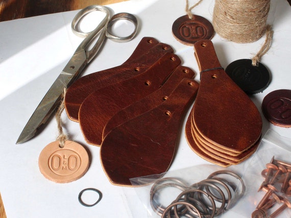 blank leather key fobs