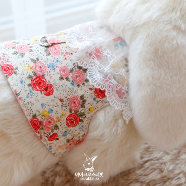 Spring Flower Harness for Only Rabbit (Lace Vest)