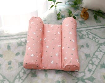 11-Fluffig kilbädd för kaniner (rosa klöverkanin)
