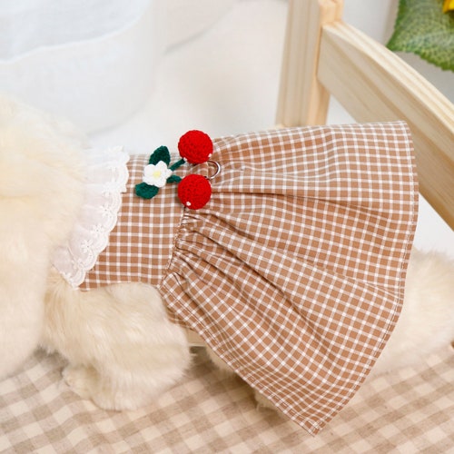 Harness for Only Rabbit Check Pattern Shirts Harness Dress Etsy