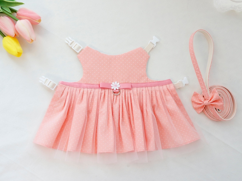 Mini Dot Pattern Harness for Only Rabbit Bunny Dress Harness Etsy