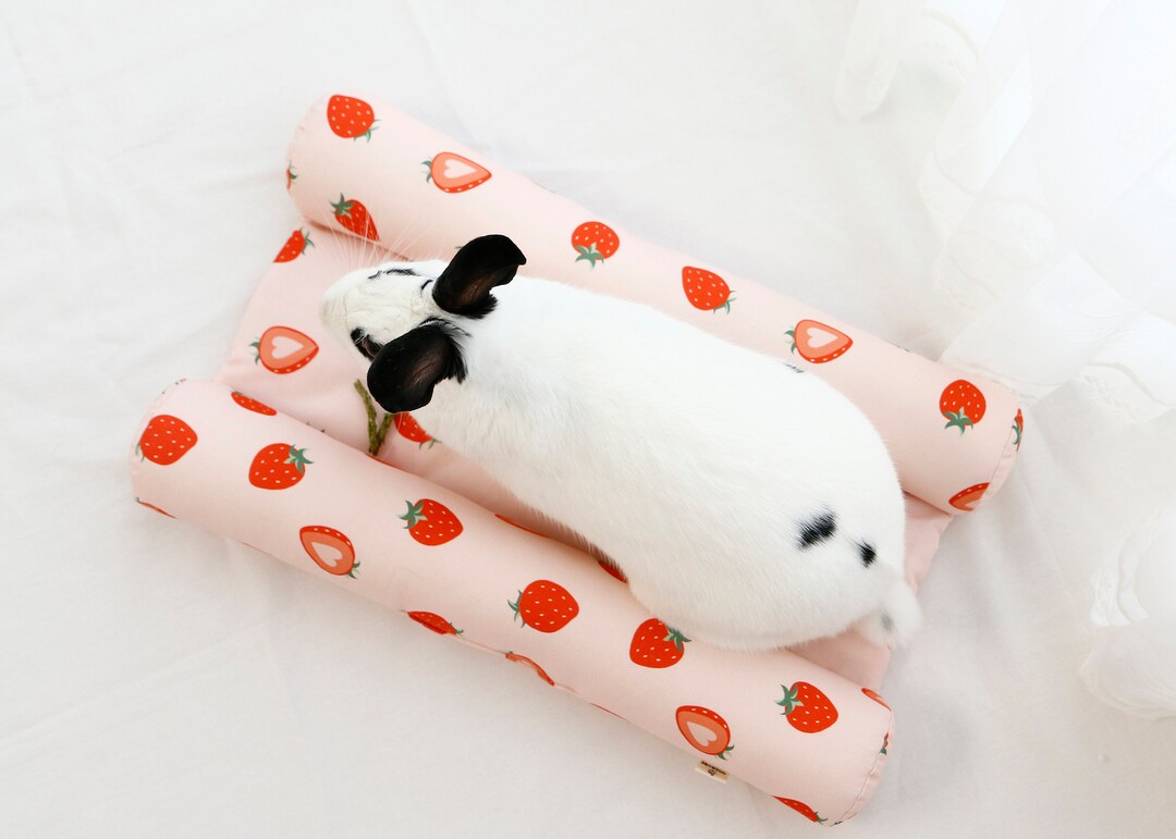 11 Bed for Bunny and Guinea Pig / Ikea Doll Bed Sheets strawberry