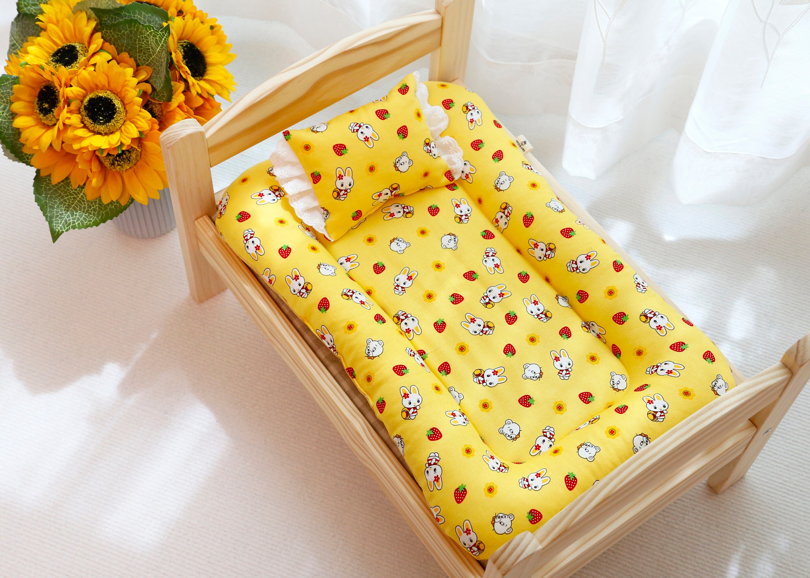 Fluffy Bed for Bunny Small Pet Cat bed Puppy bed / Ikea Etsy