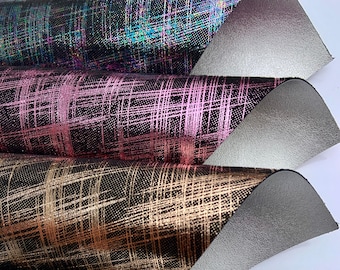 Faux leather sheets,Double sided, Silver faux leather,DIY hair bows, Leather earrings,Double side leather, Printed faux leather,