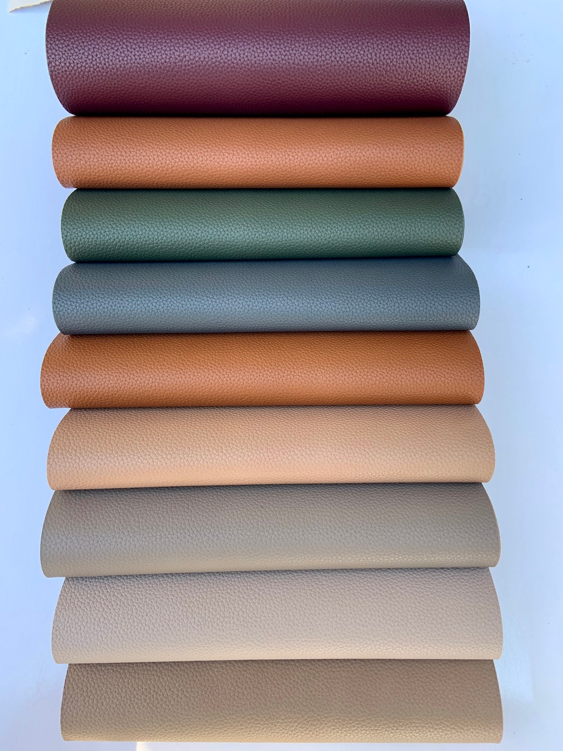 Faux Leather Sheets Double Sided Faux Leather DIY Etsy