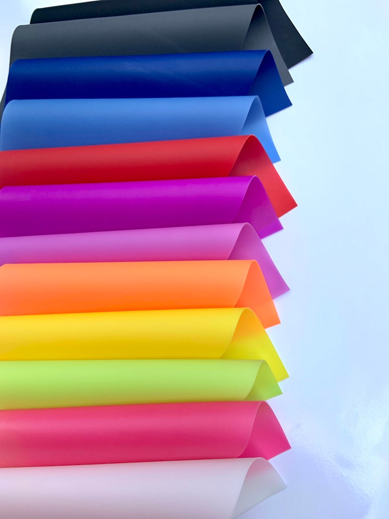 Jelly Sheets Transparent Sheets Vinyl Sheets DIY Hairbows Etsy