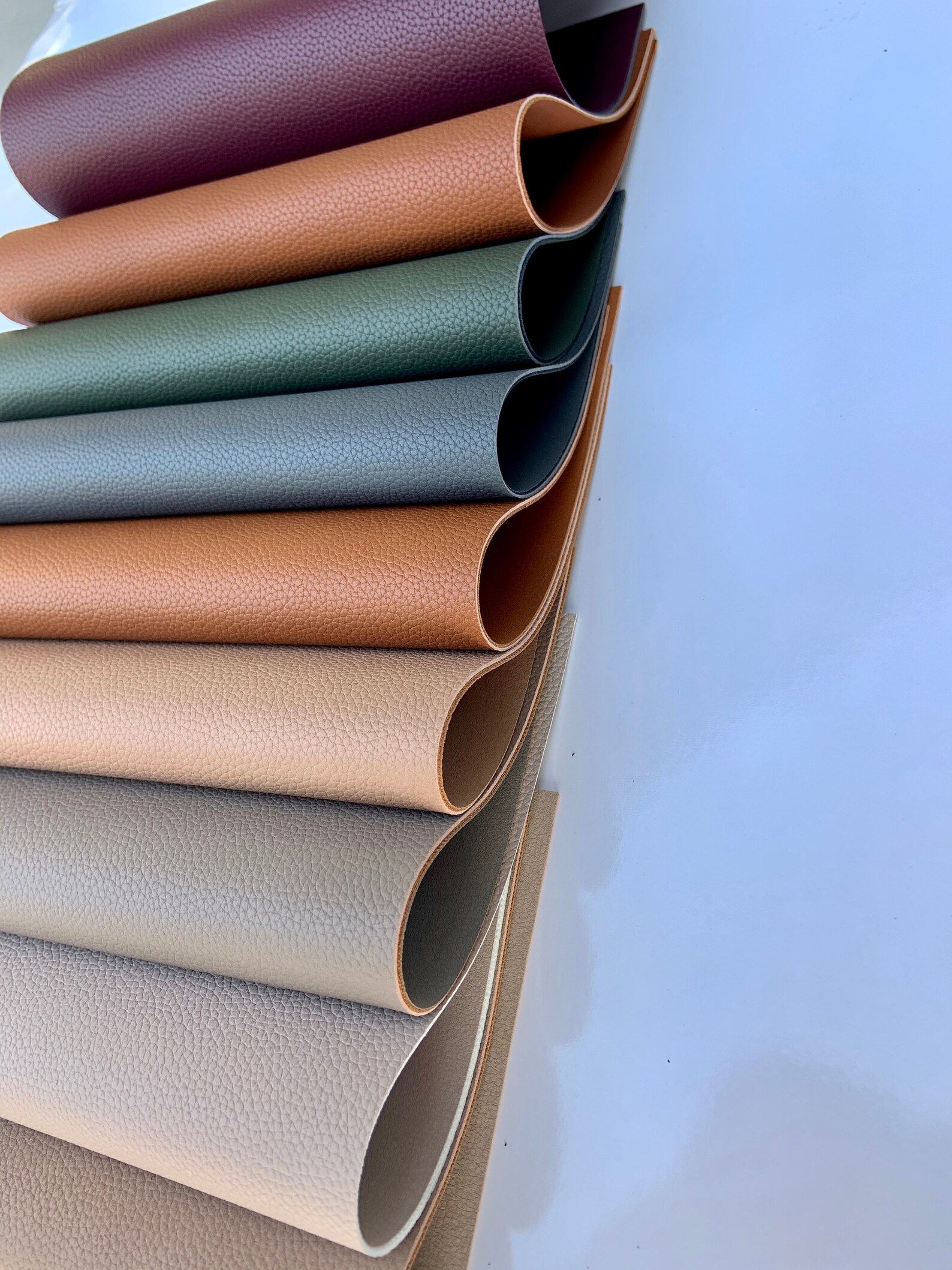 Faux Leather Sheets Double Sided Faux Leather DIY Etsy