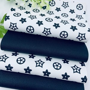 Faux leather sheets, Leather sheet, Black faux leather, Printed faux leather, Faux leather earring, DIY faux leather, Craft supplies leather bild 4