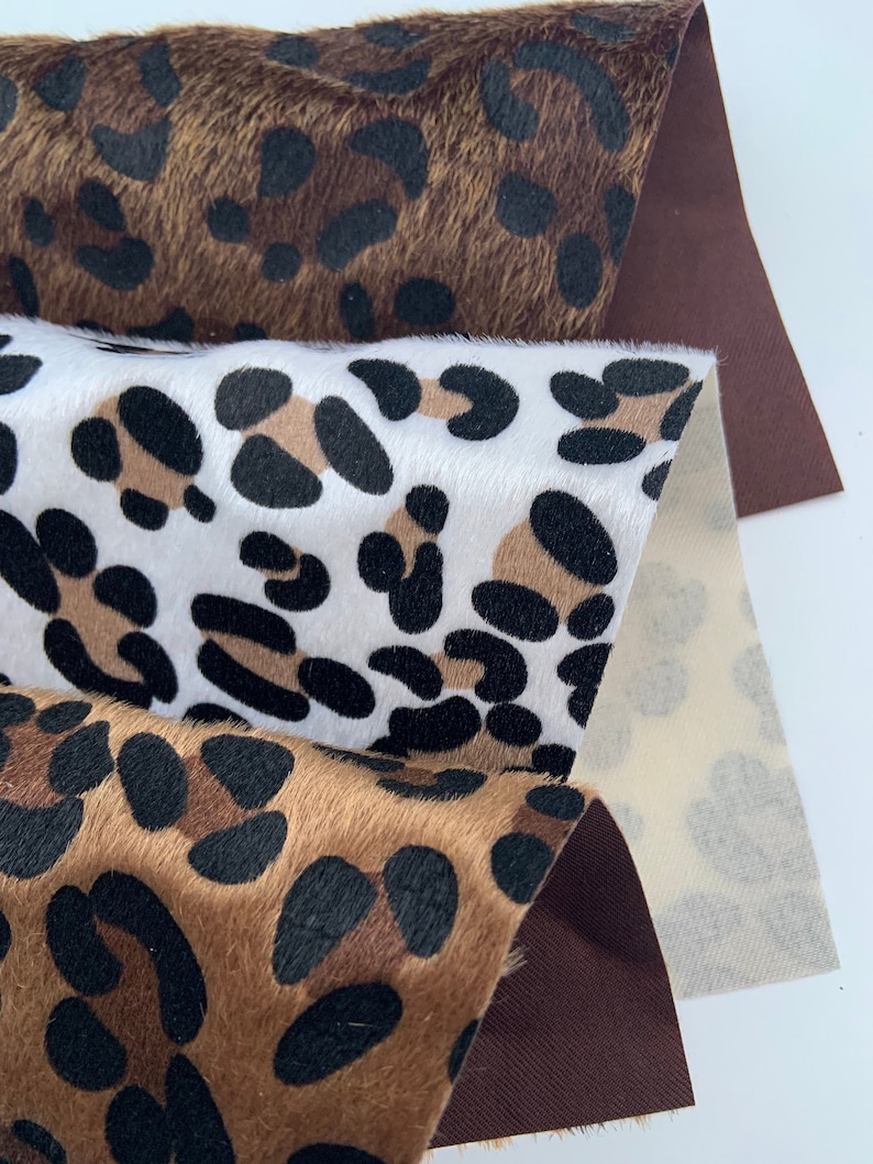 Faux Leather Sheets, Cheetah Print, Fur Fabric, Animal Print, Printed ...