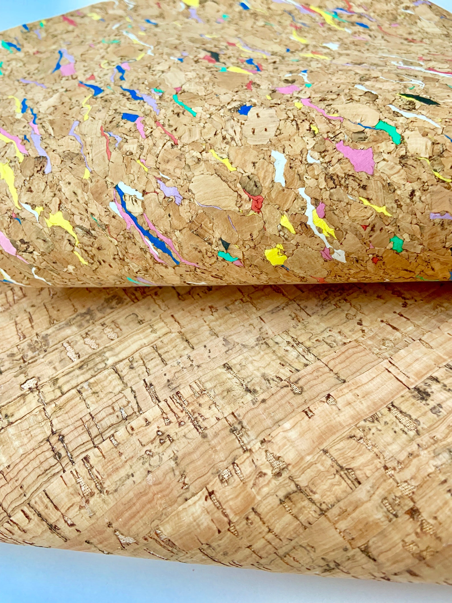 Cork fabric sheets. Cork fabric. Natural cork sheets Earring Etsy