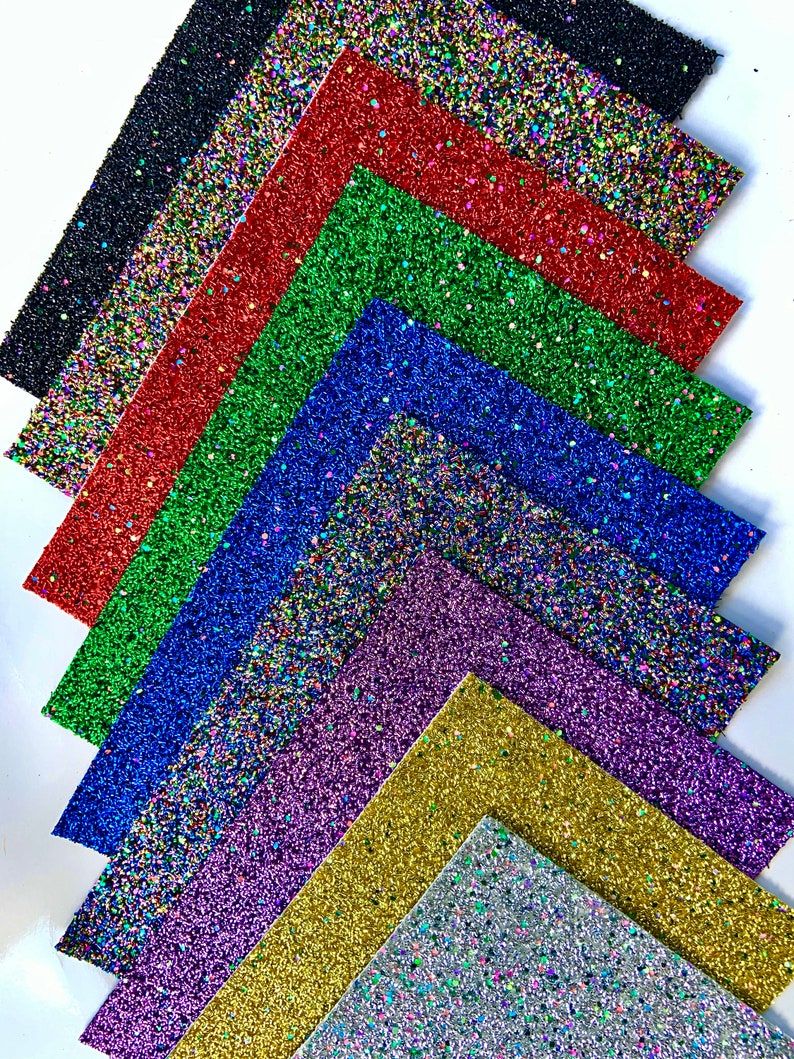 Tinsel Glitter Glitter Sheets Tinselrainbow Fabric Glitter Etsy