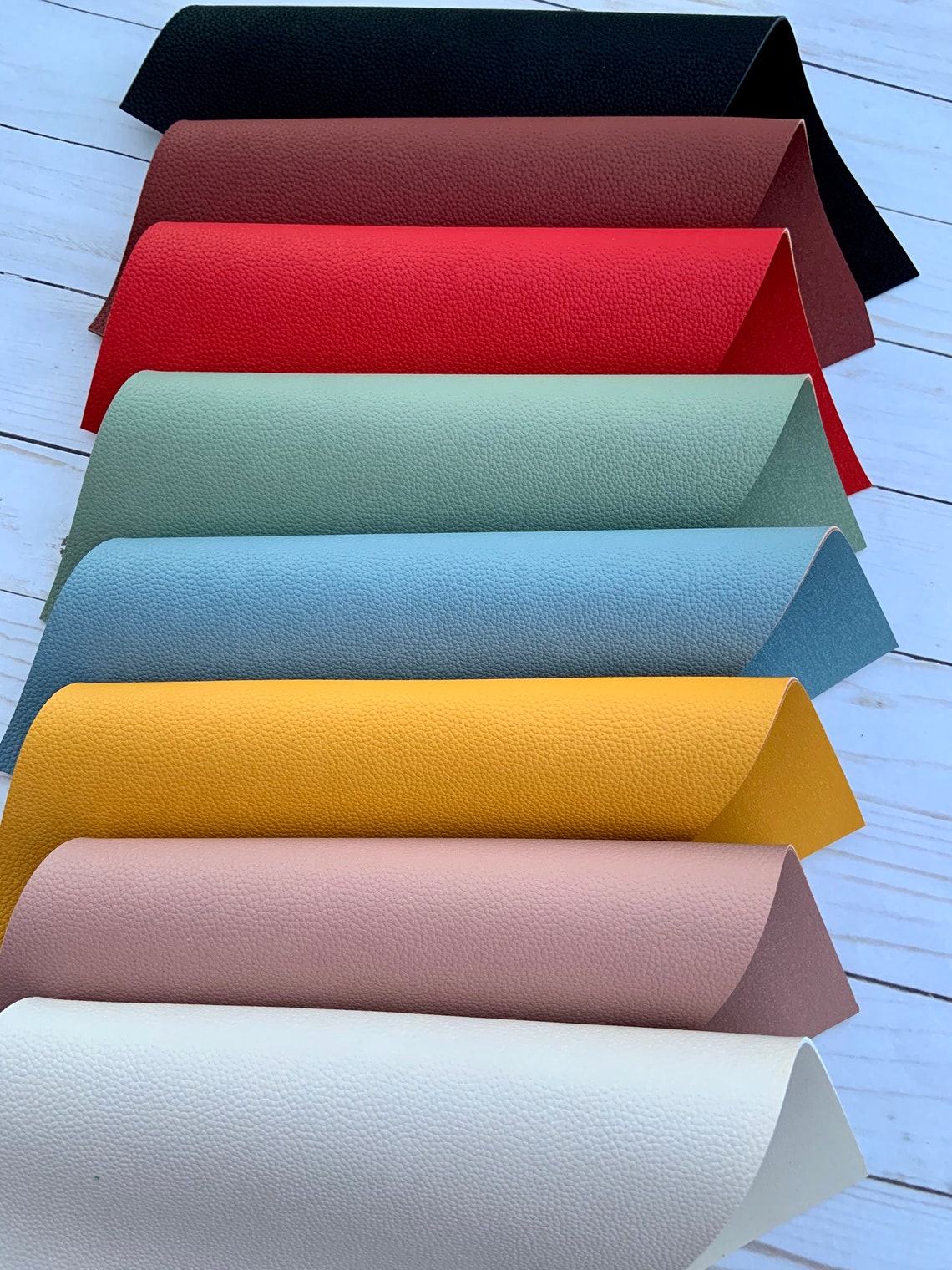 Faux Leather Sheets. Double Sided Faux Leather. DIY Hairbows. | Etsy