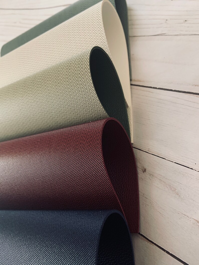 Faux Leather Sheets. Double Sided Faux Leather. DIY Hairbows. Printed ...