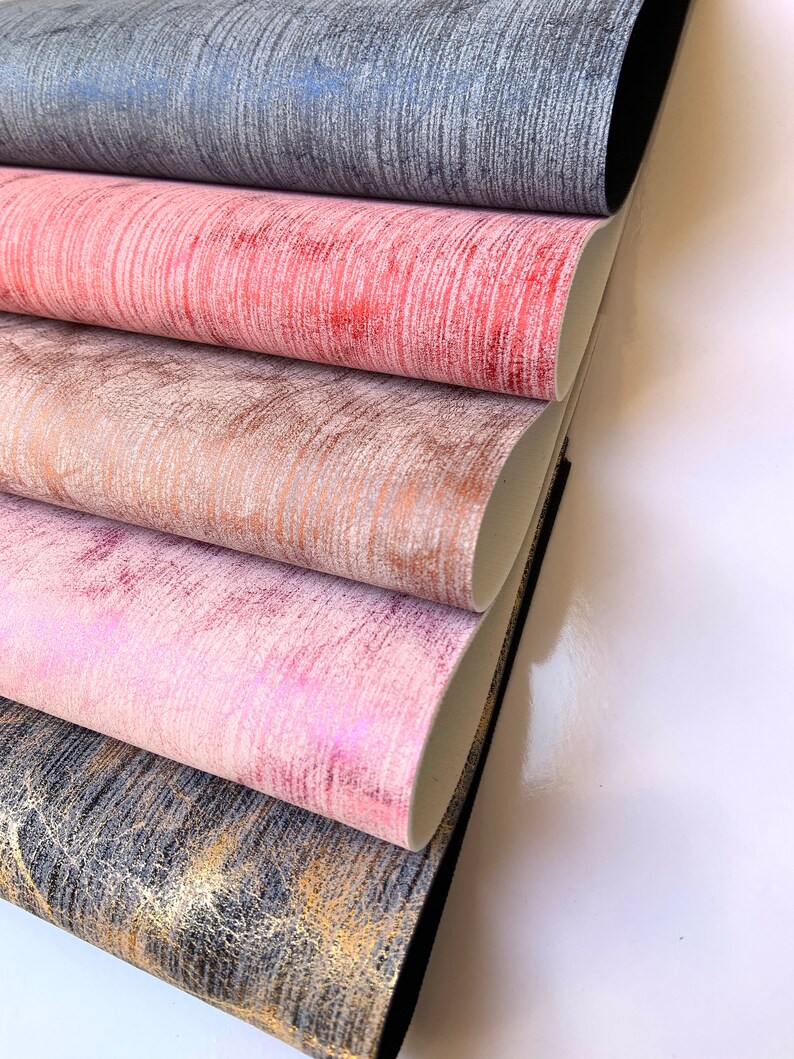 Faux leather sheets DIY hair bows printed faux leather PU Etsy