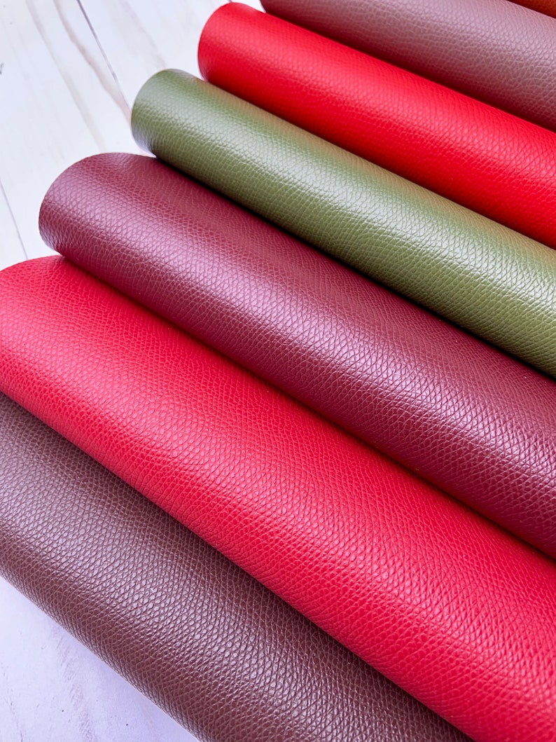 Faux Leather Sheets. Double Sided Faux Leather. DIY Hairbows. Printed ...